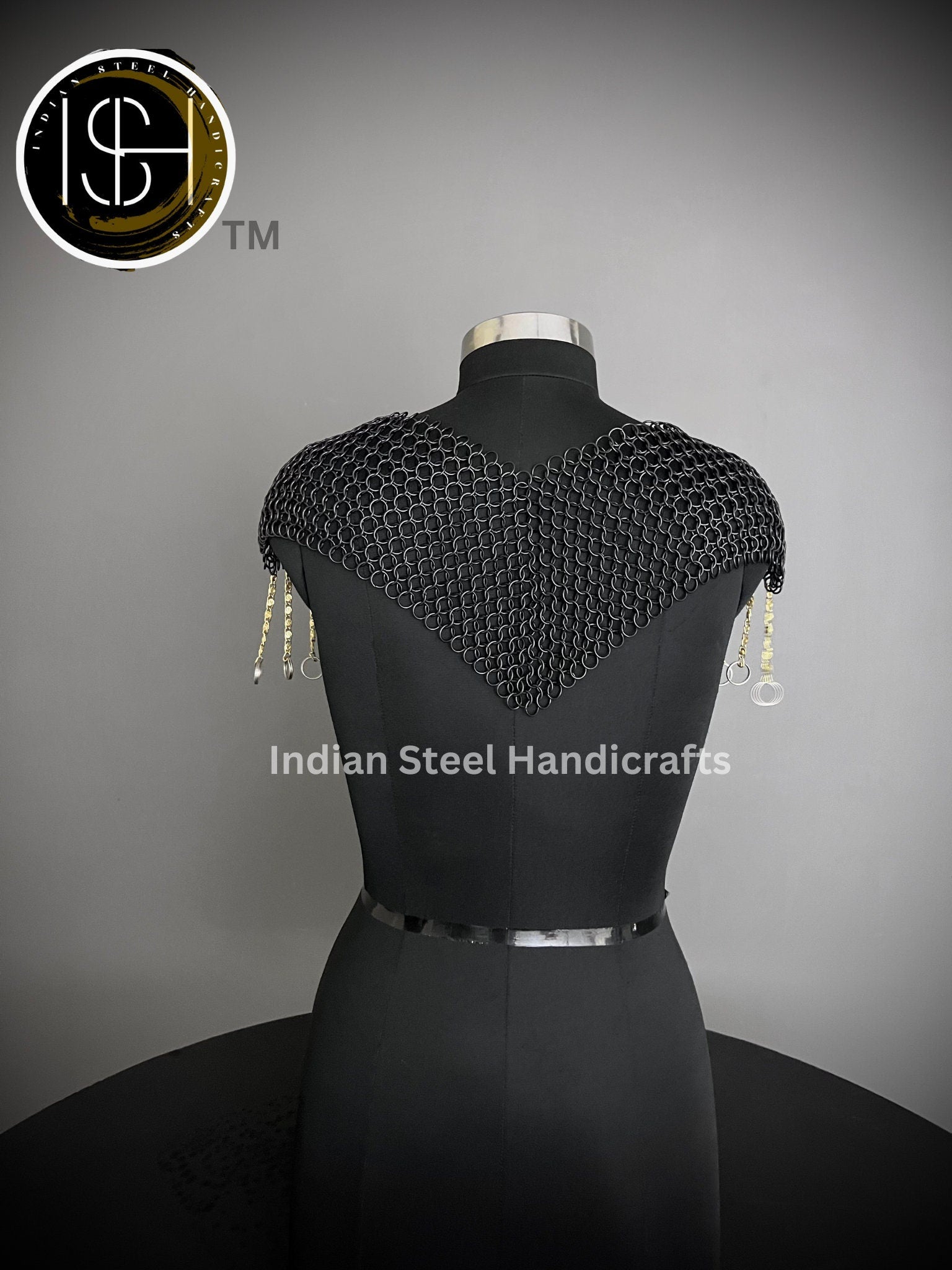 Chainmail Collar, Chainmail Jump Ring, Chainmail Neck Piece, Cosplay Costume, Chainmail Festival,Renaissance Faire Larp Gift.