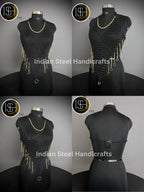 Chainmail Harness, Chainmail Chains Layers top, Jump Rings Costume, Wedding Cosplay Costume, Larp , Cosplay, Sca Armor, Gift For Women. ISH Collection