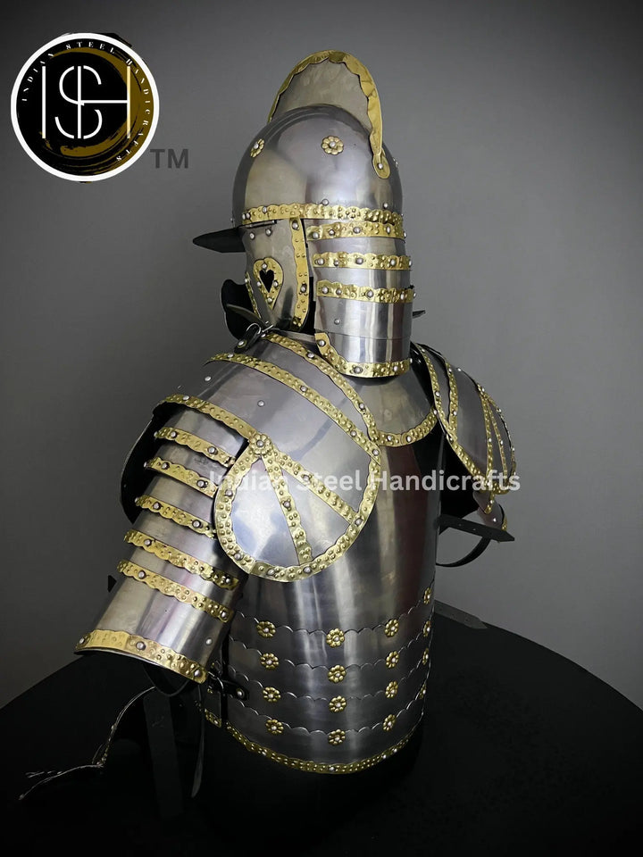 Medieval Hussar Jacket Armor, Larp Armor, Cosplay Armor, Fantasy Armor Costume, SCA Armor, Larp Costume, Gift Items. ISH Collection