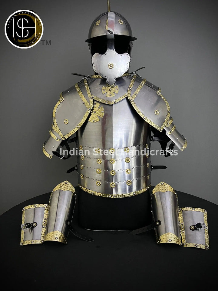 Medieval Hussar Jacket Armor, Larp Armor, Cosplay Armor, Fantasy Armor Costume, SCA Armor, Larp Costume, Gift Items. ISH Collection