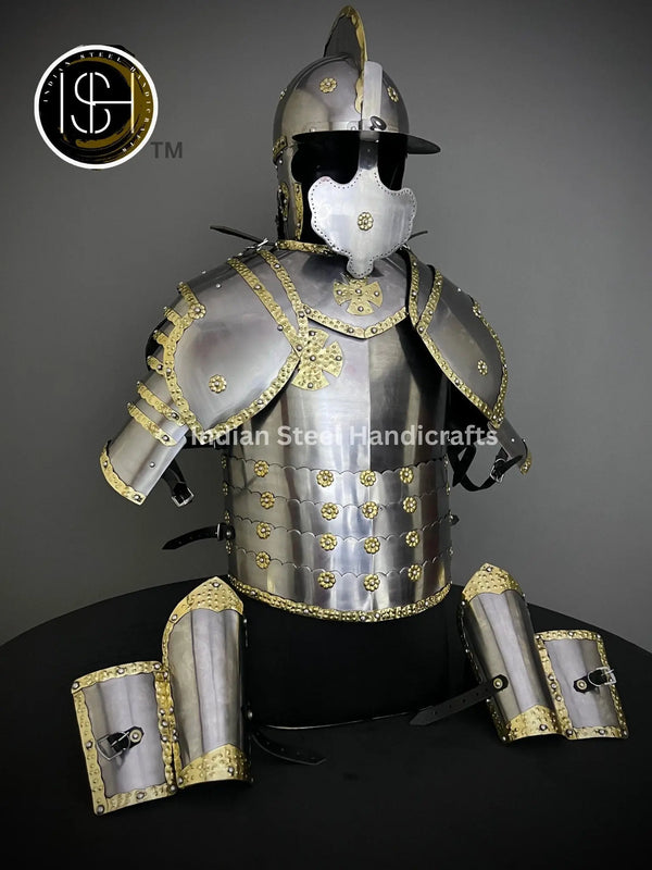 Medieval Hussar Jacket Armor, Larp Armor, Cosplay Armor, Fantasy Armor Costume, SCA Armor, Larp Costume, Gift Items. ISH Collection