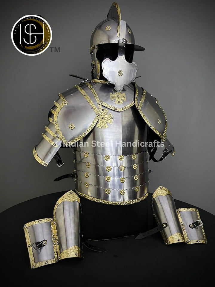 Medieval Hussar Jacket Armor, Larp Armor, Cosplay Armor, Fantasy Armor Costume, SCA Armor, Larp Costume, Gift Items. ISH Collection