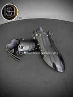 Medieval Knight Armor Sabaton, fantasy Larp costume, Cosplay Armor, SCA Armor, LARP Armor, Gift for him ISH Collection