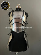 Steel Lady Armor: Medieval Knight Chest & Tasset - LARP Cosplay Costume