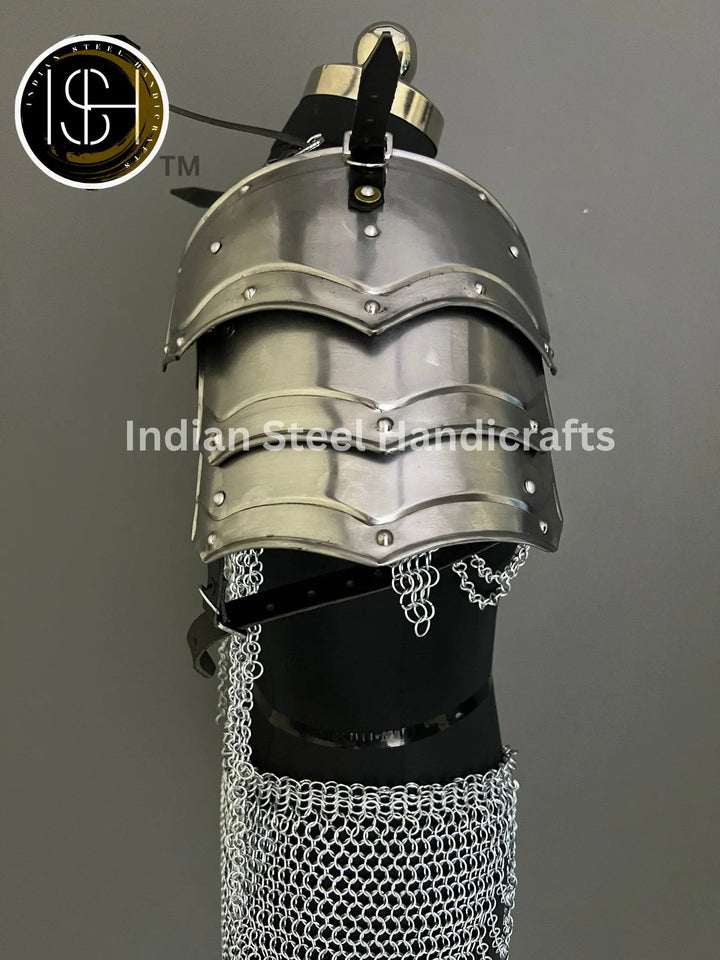 Handmade Chainmail Skirt & Top: Steel Viking Armor Costume