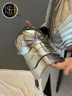 Steel Ring of Power Armor: Female Fantasy Costume, LARP Cosplay