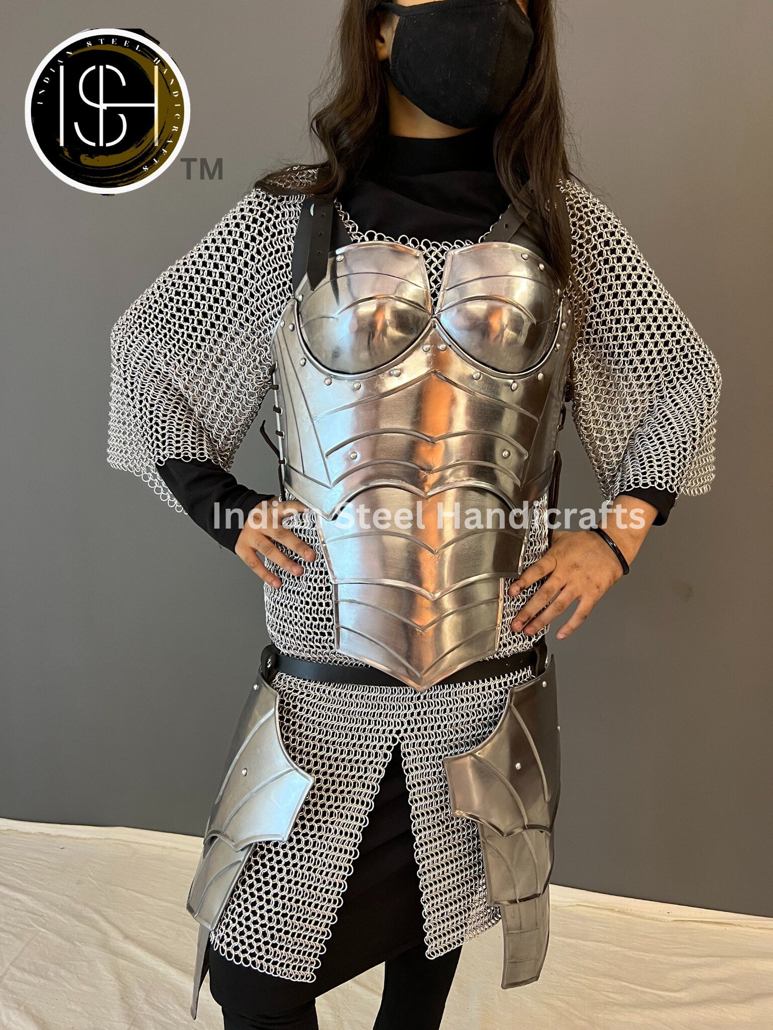 Medieval Ancient Cuirass Armor, Brave Lady Armor Costume, Cosplay Armor, LARP Armor, Gift for Women