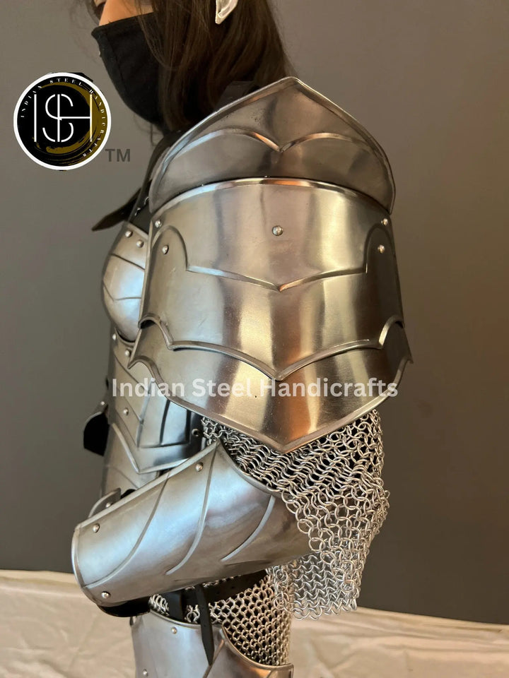 Medieval Ancient Cuirass Armor, Brave Lady Armor Costume, Cosplay Armor, LARP Armor, Gift for Women ISH Collection