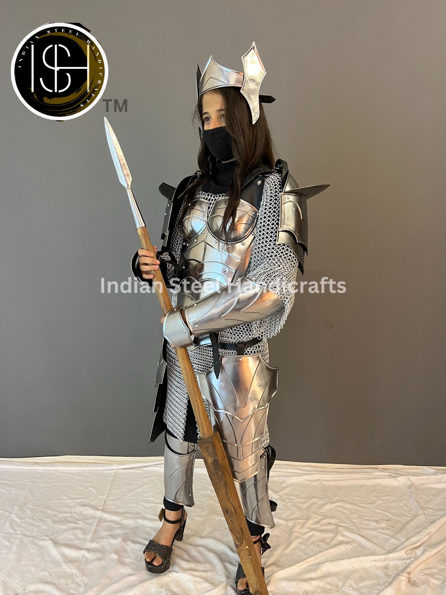 Medieval Ancient Cuirass Armor, Brave Lady Armor Costume, Cosplay Armor, LARP Armor, Gift for Women