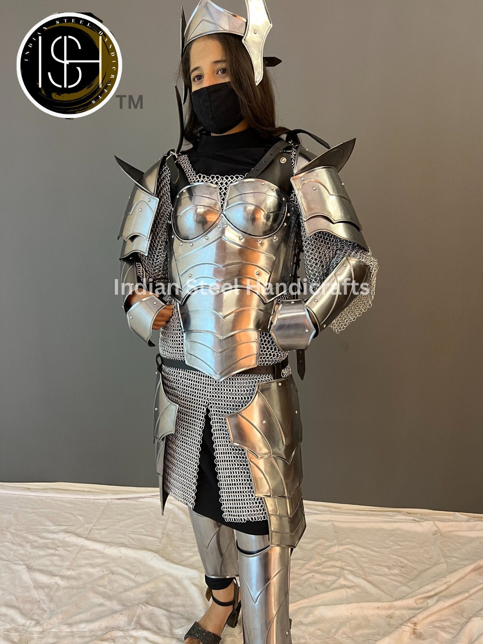 Medieval Ancient Cuirass Armor, Brave Lady Armor Costume, Cosplay Armor, LARP Armor, Gift for Women