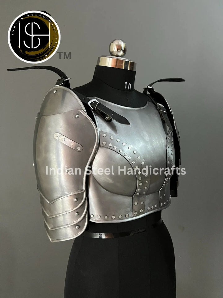Ciri Witcher female chest armor pauldrons armor, Female Fantasy Armor Costume, Cosplay Armor, Larp Armor, Sca Armor, Gift for Women. ISH Collection