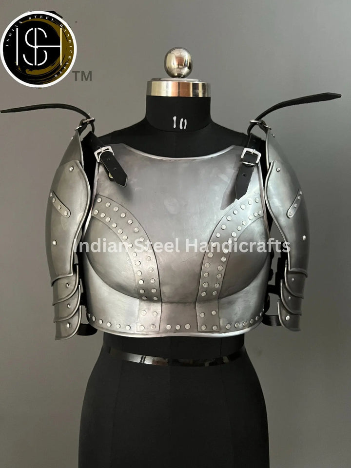 Ciri Witcher female chest armor pauldrons armor, Female Fantasy Armor Costume, Cosplay Armor, Larp Armor, Sca Armor, Gift for Women. ISH Collection