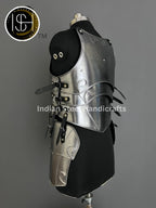 Steel Female Knight Armor: Medieval LARP Cosplay Costume