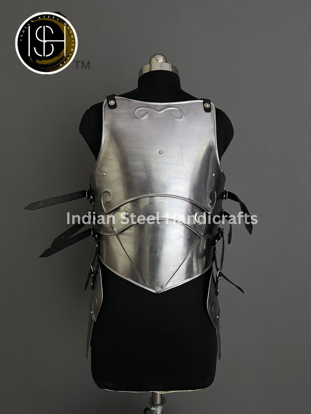 Steel Female Knight Armor: Medieval LARP Cosplay Costume