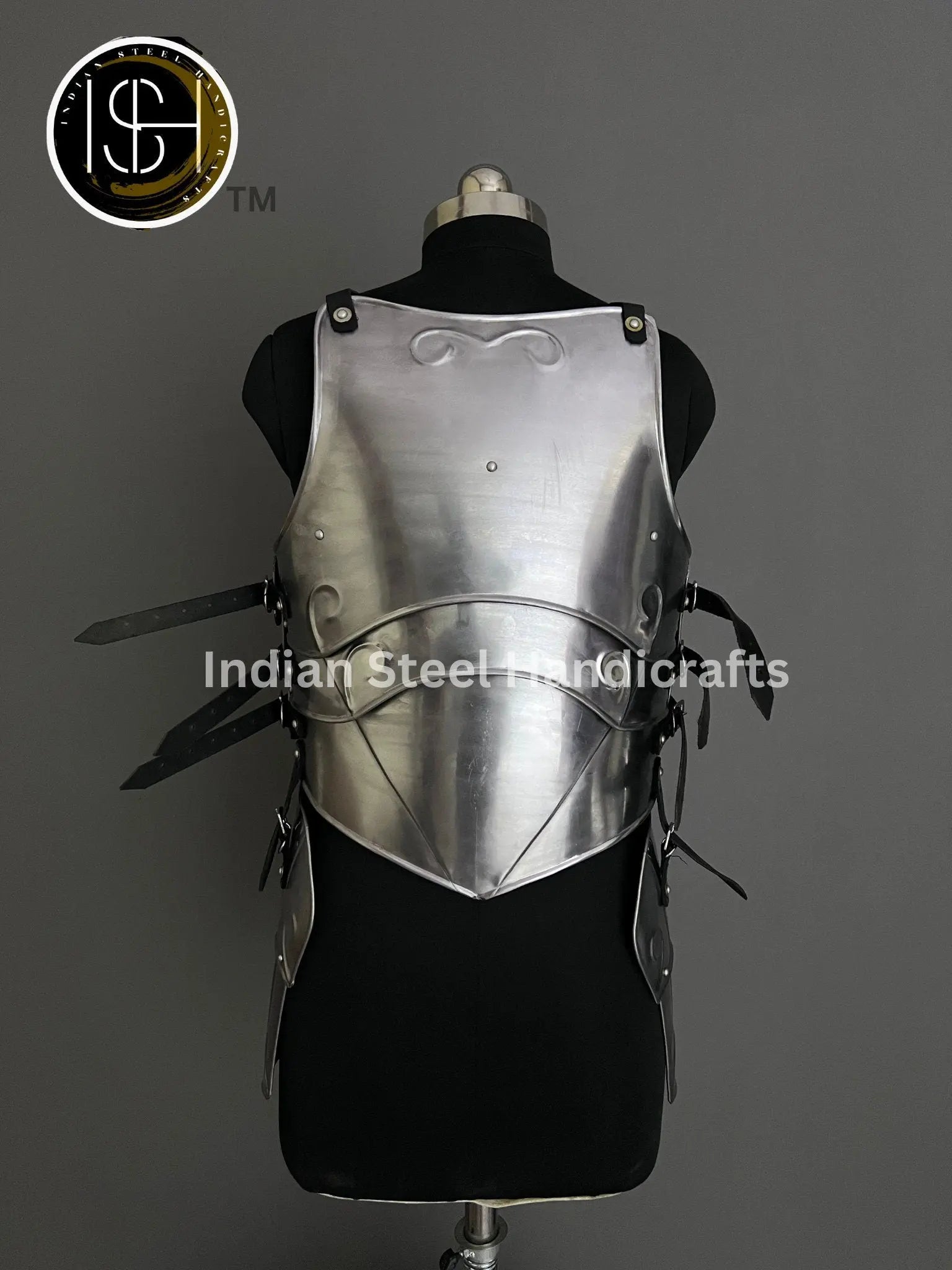 Steel Female Knight Armor: Medieval LARP Cosplay Costume