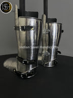 Medieval Knight leg Guard, Sabaton Armor, Larp Armor, Cosplay Armor, functional Armor, Sca Armor, Larp, Gift Item. ISH Collection