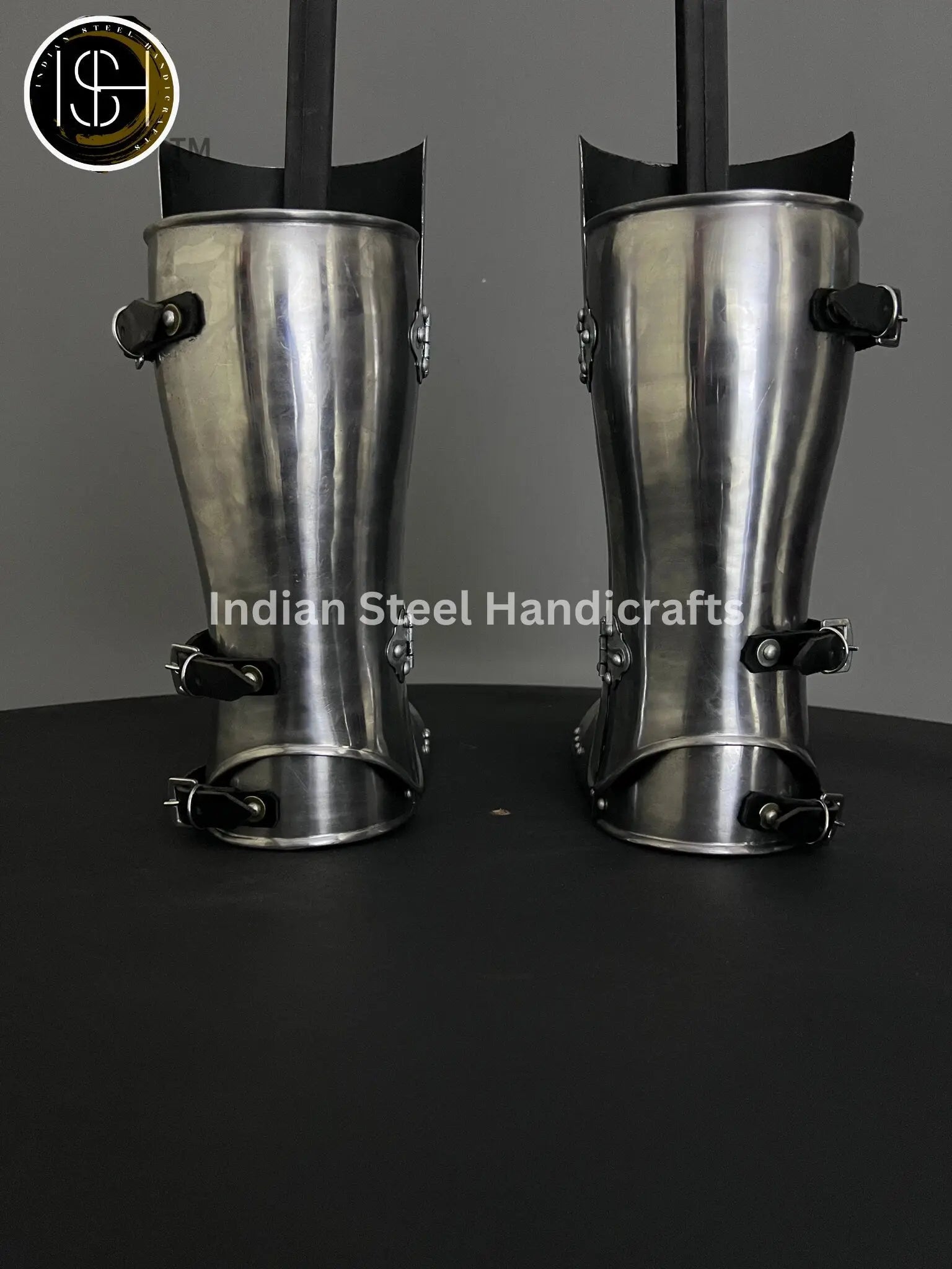 Medieval Knight leg Guard, Sabaton Armor, Larp Armor, Cosplay Armor, functional Armor, Sca Armor, Larp, Gift Item. ISH Collection