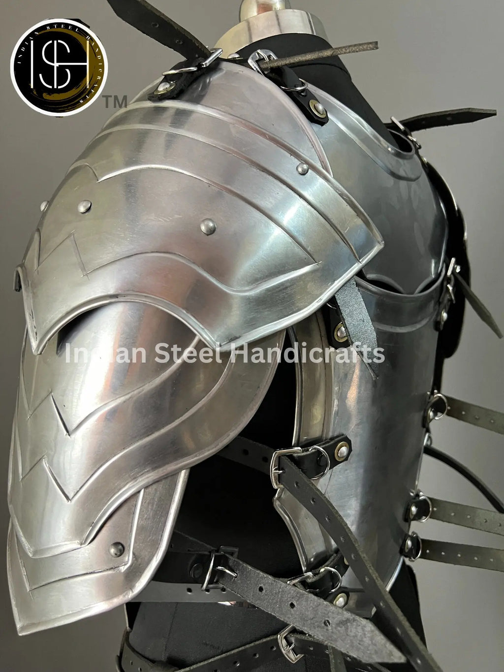 Medieval Lady Knight Armor: Steel Female Costume, LARP Cosplay