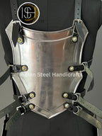 Medieval Lady Knight Armor: Steel Female Costume, LARP Cosplay