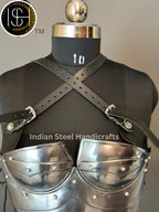 Medieval Steel Corset Armor: Female LARP Cosplay Costume