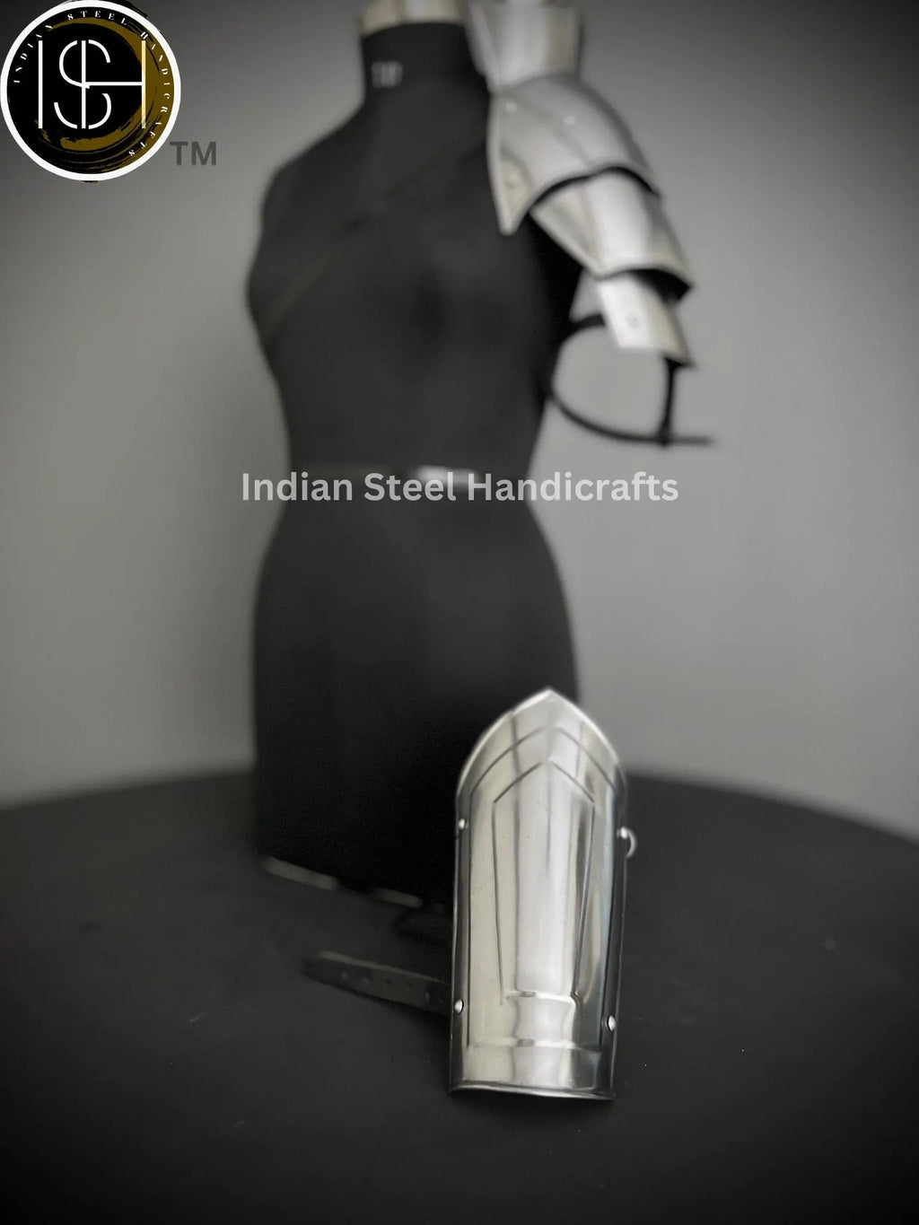 Handmade Steel Pauldron: Female Medieval LARP Armor