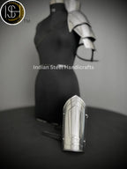Handmade Steel Pauldron: Female Medieval LARP Armor