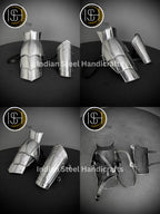 Handmade Steel Pauldron: Female Medieval LARP Armor