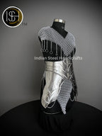 Chainmail Chains Layers top, Skirt, Waist & Tesset Armor, Wedding Cosplay Costume, Larp , Cosplay, Sca Armor, Gift For Women. ISH Collection