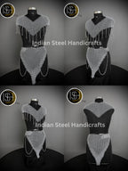 Chainmail Chains Layers top, Skirt, Waist & Tesset Armor, Wedding Cosplay Costume, Larp , Cosplay, Sca Armor, Gift For Women. ISH Collection