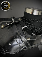 Knight Brave Female Armor, Gorget Pouldron Armor, Chaianmail Stylish top,Cosplay Armor, Sca Armor, Larp Armor, Gifts for Women. ISH Collection