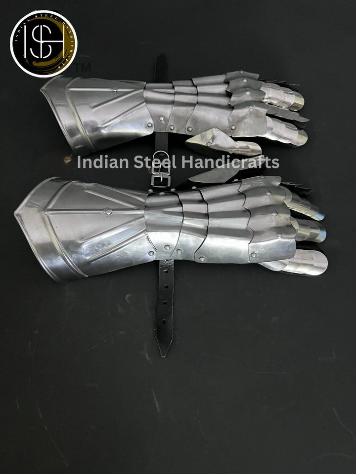 Knight Gauntlets Armor, Larp Armor, Cosplay Armor, Gloves Armour, Sca Armor, Fantasy armor, Gift for men , Gift for Men/ Women. ISH Collection