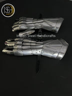 Knight Gauntlets Armor, Larp Armor, Cosplay Armor, Gloves Armour, Sca Armor, Fantasy armor, Gift for men , Gift for Men/ Women. ISH Collection