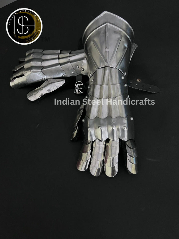 Knight Gauntlets Armor, Larp Armor, Cosplay Armor, Gloves Armour, Sca Armor, Fantasy armor, Gift for men , Gift for Men/ Women. ISH Collection