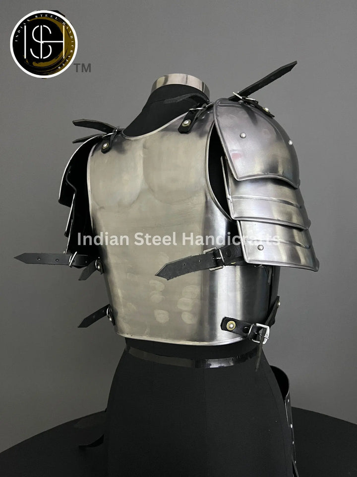 Medieval Lady Knight Armor: Steel Female Cosplay LARP Costume
