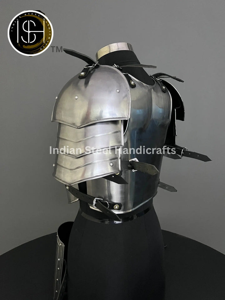 Medieval Lady Knight Armor: Steel Female Cosplay LARP Costume