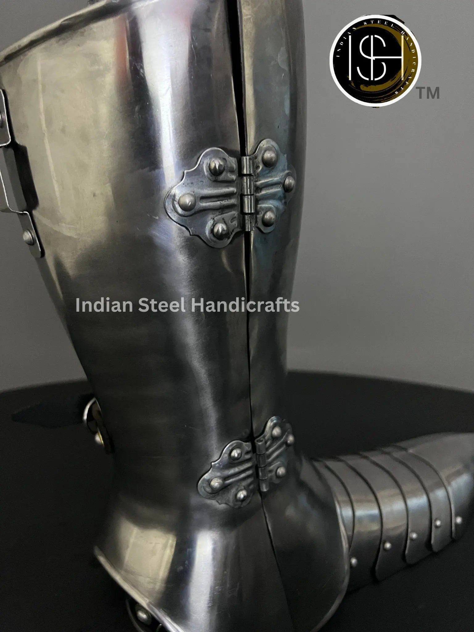 Medieval Knight leg Guard, Sabaton Armor, Larp Armor, Cosplay Armor, functional Armor, Sca Armor, Larp, Gift Item. ISH Collection