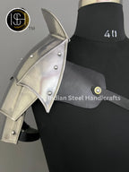 Medieval Knight Pauldron, LARP Armor, Cosplay Armor, Warrior Armour, Sca PAULDRON,  Gift items ISH Collection