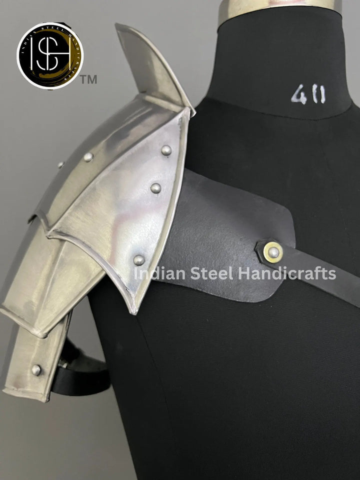 Medieval Knight Pauldron, LARP Armor, Cosplay Armor, Warrior Armour, Sca PAULDRON,  Gift items ISH Collection