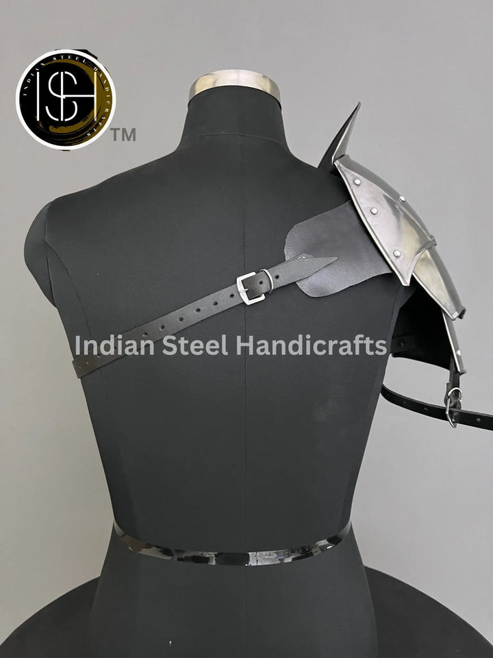 Medieval Knight Pauldron, LARP Armor, Cosplay Armor, Warrior Armour, Sca PAULDRON,  Gift items ISH Collection