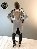 Steel Lady Knight Armor: Medieval SCA LARP Costume