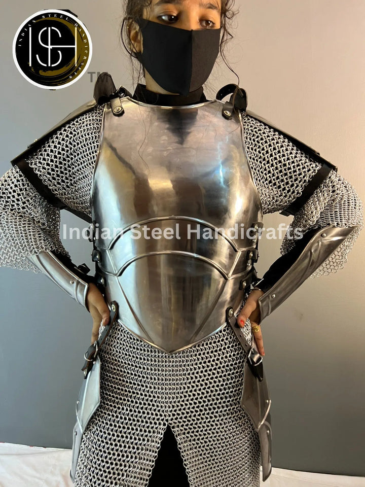 Medieval Steel Cuirass Armor: SCA LARP Cosplay Costume