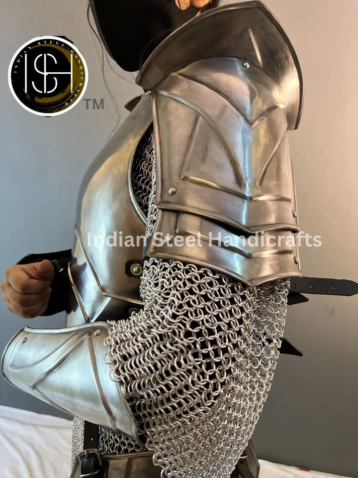 Medieval Steel Cuirass Armor: SCA LARP Cosplay Costume