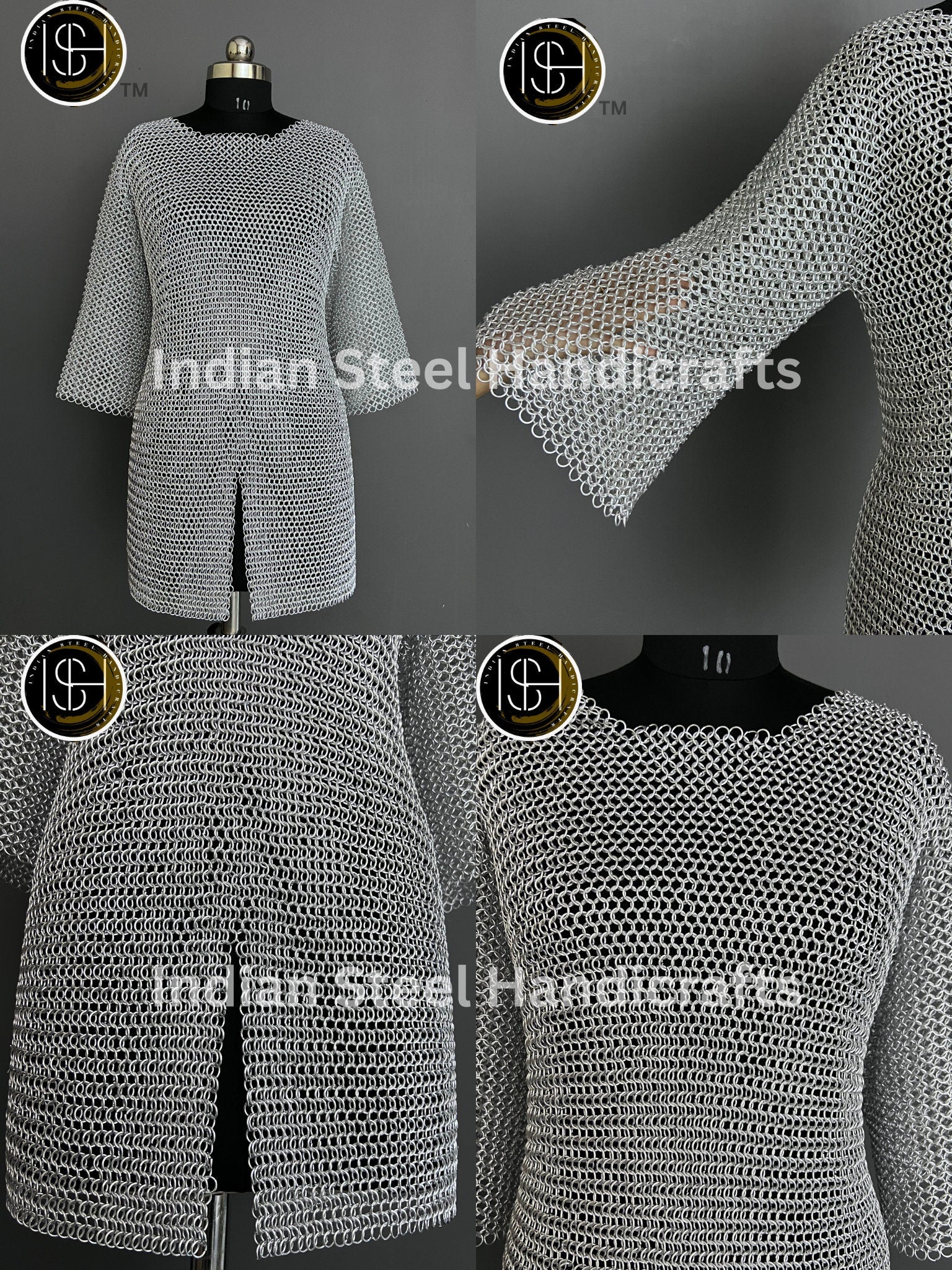 Knight Brave Chainmail Armor, Cosplay Armor, Sca Armor, Larp Armor, Gifts for Women.