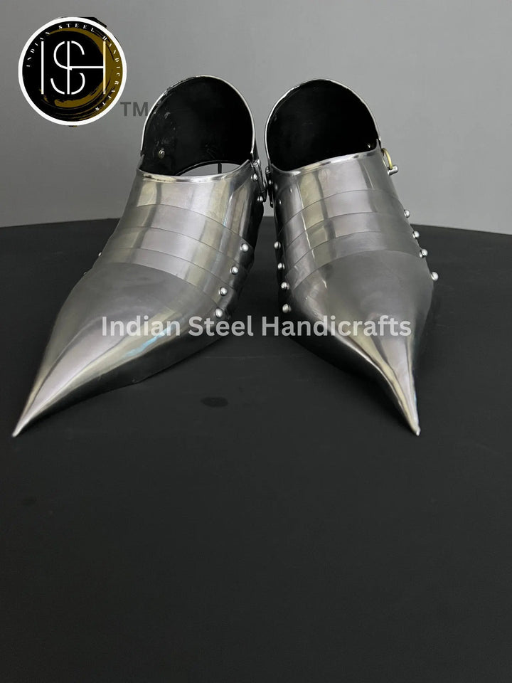 Medieval Knight Armor Sabaton, fantasy great set for Cosplay SCA, LARP, Fantasy Armor, gift item. ISH Collection