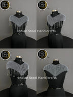 Chainmail Harness, Chainmail Chains Layers top & Skirt, Rings Costume, Wedding Cosplay Costume, Larp , Cosplay, Sca Armor, Gift For Women.