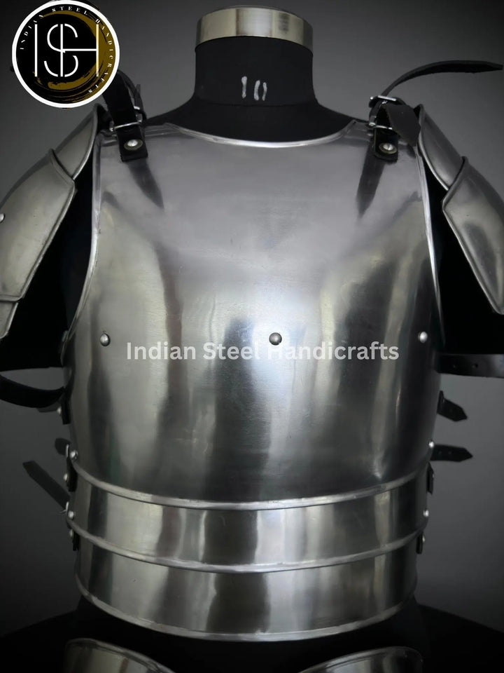 Steel Lady Knight Armor: Medieval LARP Cosplay Costume