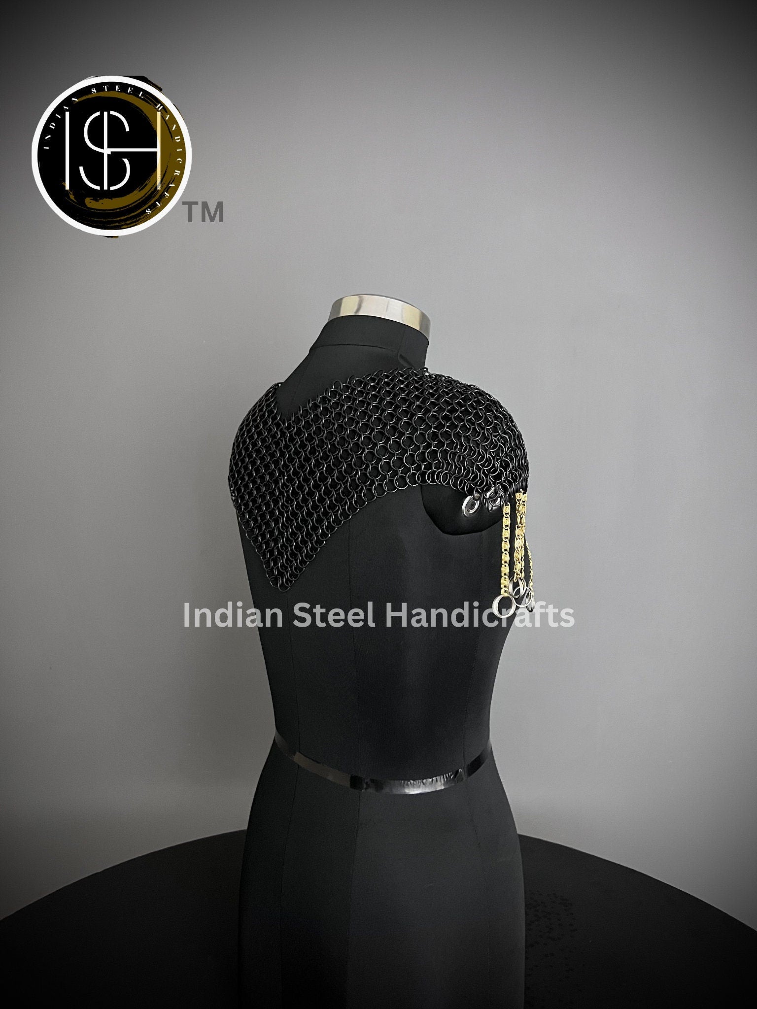Chainmail Collar, Chainmail Jump Ring, Chainmail Neck Piece, Cosplay Costume, Chainmail Festival,Renaissance Faire Larp Gift.