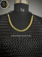 Chainmail Harness, Chainmail Chains Layers top, Jump Rings Costume, Wedding Cosplay Costume, Larp , Cosplay, Sca Armor, Gift For Women. ISH Collection