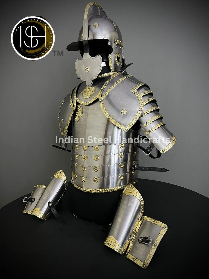 Medieval Hussar Jacket Armor, Larp Armor, Cosplay Armor, Fantasy Armor Costume, SCA Armor, Larp Costume, Gift Items. ISH Collection