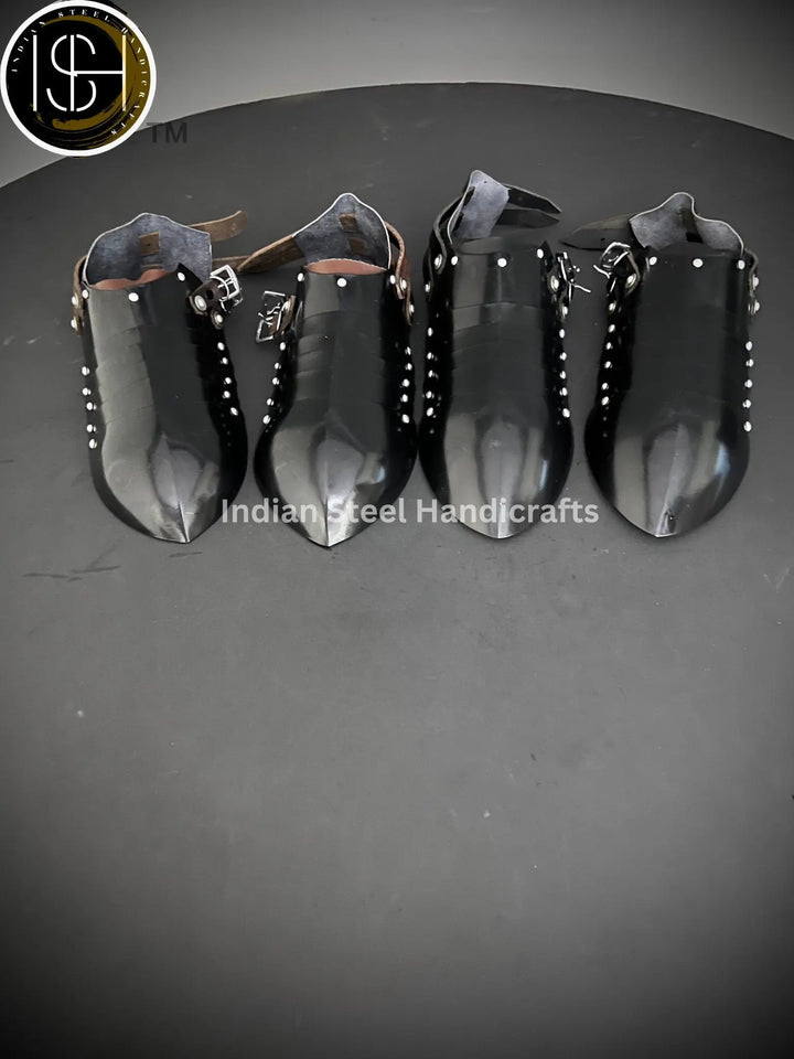 Medieval Knight Armor Sabaton, fantasy Larp costume, Cosplay Armor, SCA Armor, LARP Armor, Gift for him ISH Collection